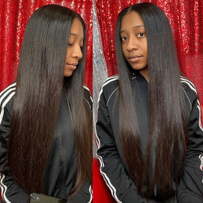 Wig Female Long Straight Hair African Fashion Headgear