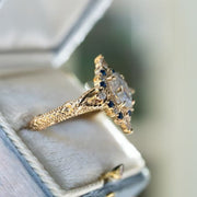 Minority Fashion Ring Gold-plated Inlaid